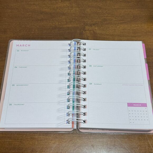 2025 Agenda 52 Weekly Planner Spiral The Future is Bright 4.65 x 6.73 - Picture 4 of 8